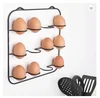 Wall mounted hanging egg storage holder power coating egg display stand/rack