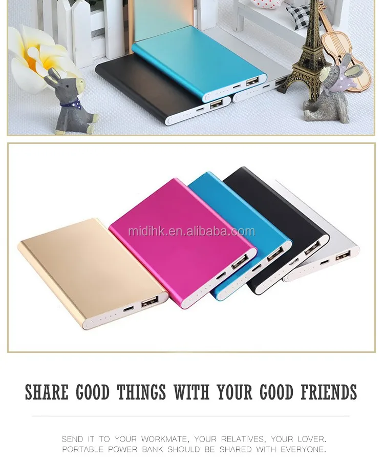 Light Weight Universal Power Banks External Battery Ultra Silm - ANKUX.COM
