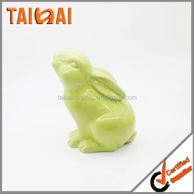 new style promotional gift items with porcelain rabbit figurine