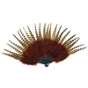 Horng Shya PF-22 Prime Quality Beautiful Turkey Marabou with sharp tip Feather Fan