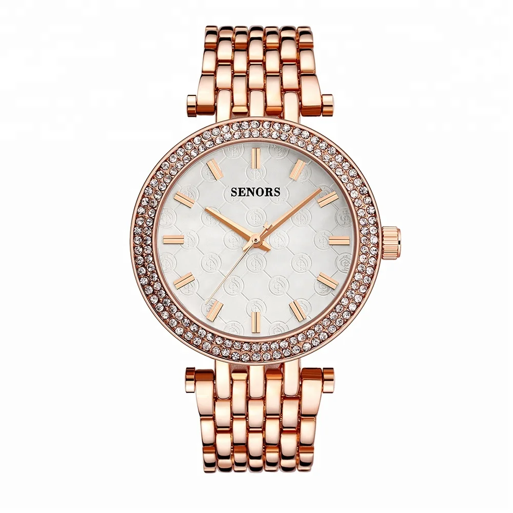 Senors SN050 3ATM promotional custom logo watches fashion rose gold plated watches for women watch ladies
Senors SN050 3ATM promotional custom logo watches fashion rose gold plated watches for women watch ladies