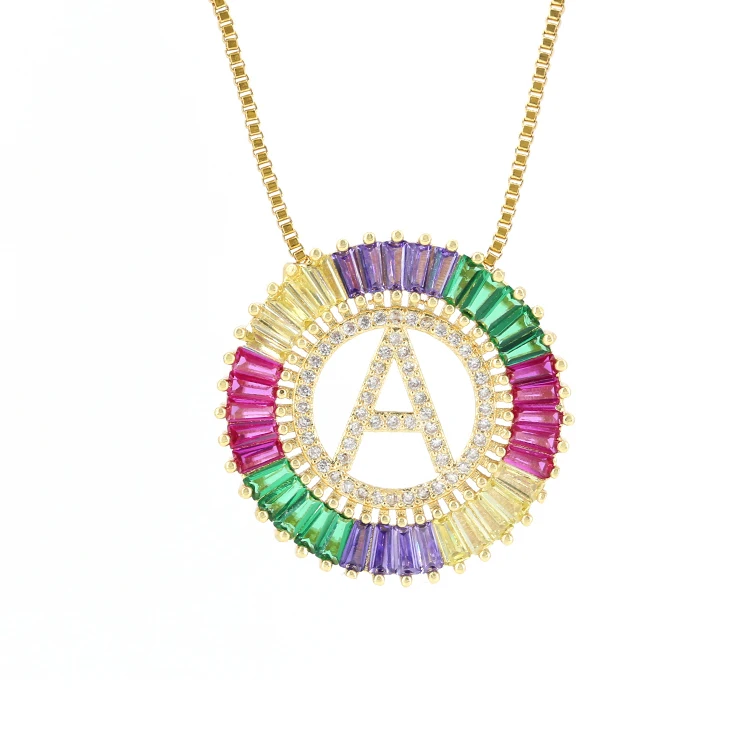 FaVorite Jewelry Colorful Rainbow alphabet A-Z diamond letters necklace jewelry initial pendant, Gold have stock
FaVorite Jewelry Colorful Rainbow alphabet A-Z diamond letters necklace jewelry initial pendant, Gold have stock