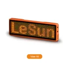 Flashing Message Programmable Mini Led Screen Badge