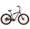 26X4.0 Inch Factory Price Steel Frame 7 Speed Cruiser Fat Beach Bicycle