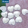 Factory wholesale 18mm clear color heart rhinestone glass flat back gems strass crystal stones for clothes decorations