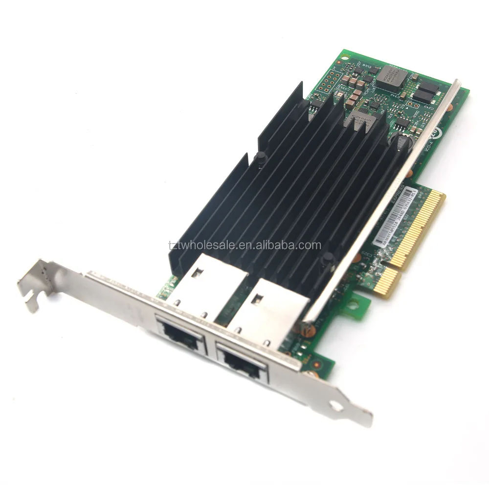 

X540-T2 10GB PCIe 2.0 8x Ethernet Network Server Adapter Dual Port RJ45 Interface