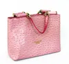 New Trend Simple and Elegant, Fit in well Fashion Casual Lady's Ostrich Leather Handbag