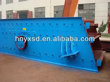 hot sale linear vibrating screen for sand making production line in india