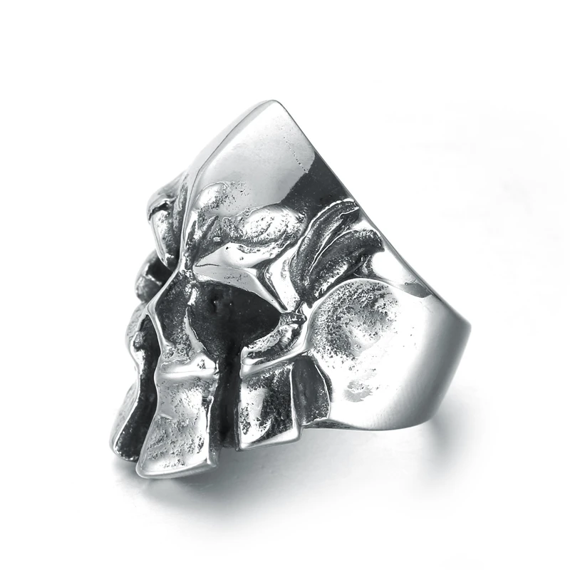 Wholesale Skull Ring Vintage Accessories Gothic Punk Rock Men Finger Rings 316L Stainless Steel, Silver
Wholesale Skull Ring Vintage Accessories Gothic Punk Rock Men Finger Rings 316L Stainless Steel, Silver