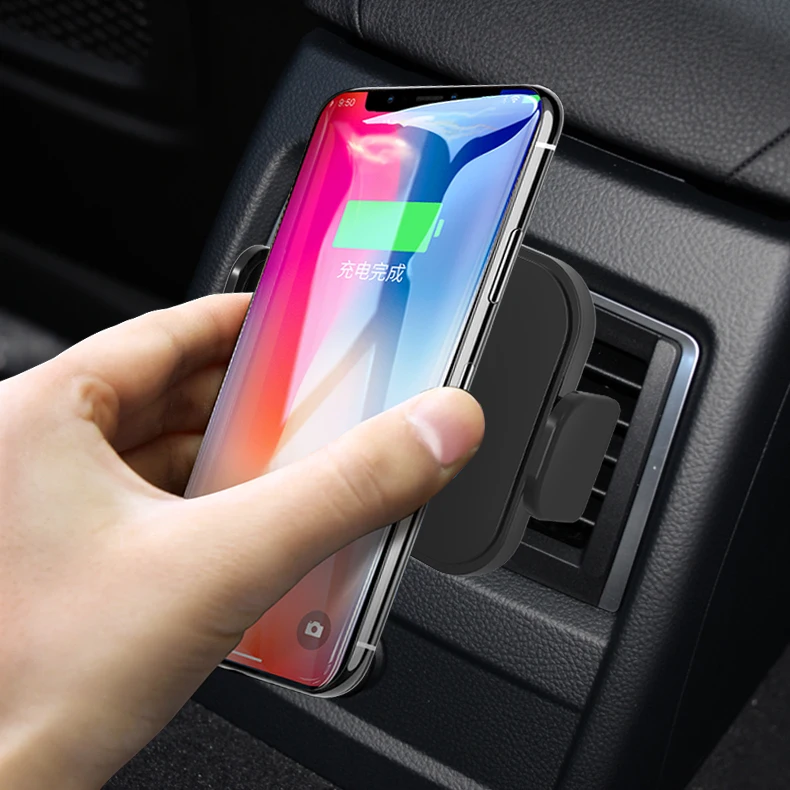10W fast air vent wireless charging mount holder Qi wireless car charger for iphone samsung, Oem
10W fast air vent wireless charging mount holder Qi wireless car charger for iphone samsung, Oem
