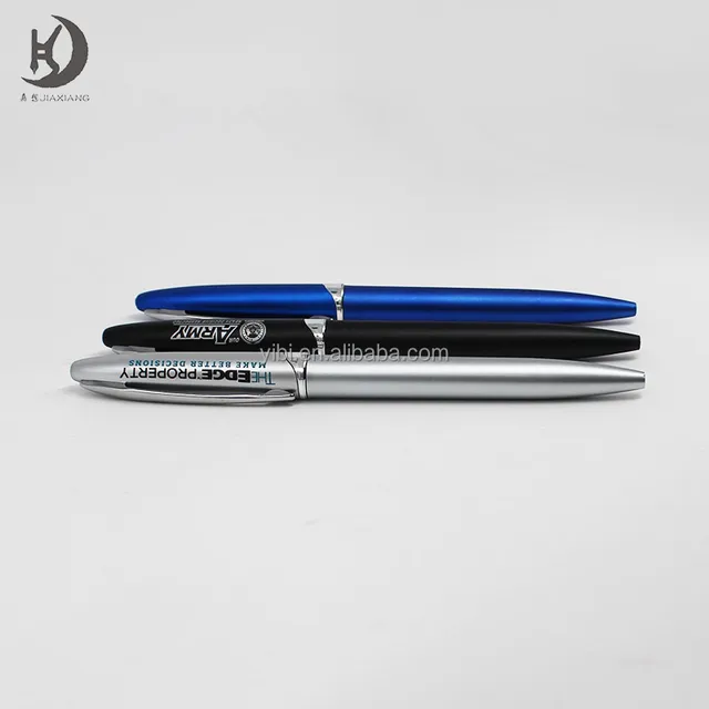 plastic ball pen print company logo give away promotional gift