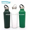 custom printed Leak Proof Power Coating Wide Mouth Thermos Hydrate Bottle Vacuum Flask With Handel Press Lid