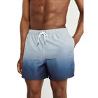 Custom printing gradient design dry fit sport summer men shorts