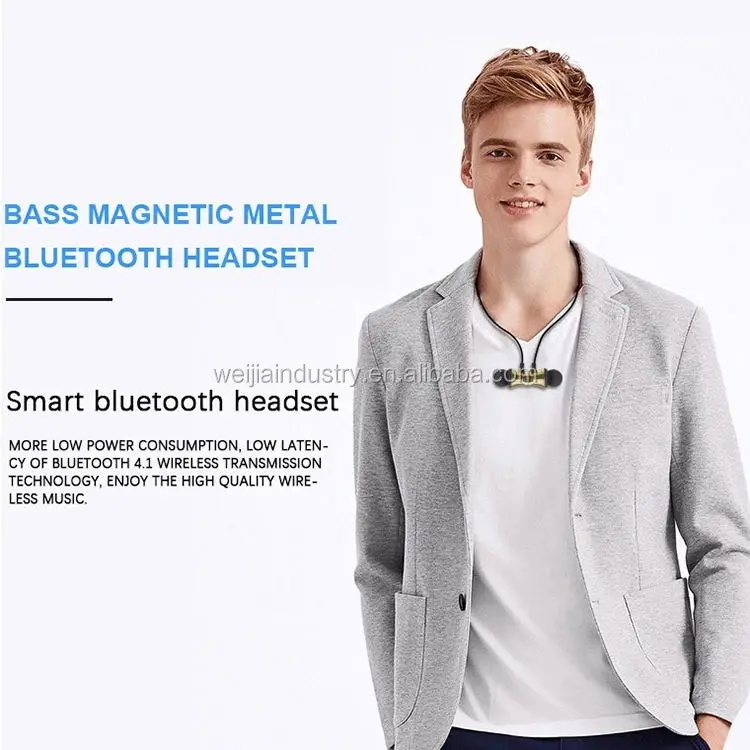 Wireless Headphone Bluetooth 4.2 Earbuds Wireless Earbuds Stereo Bass Magnetic Bluetooth Headphone - ANKUX.COM