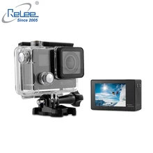 Ultra HD 4K Video underwater Sport Cam with Gyro / dual Screen 1080p 60fps wifi action camera