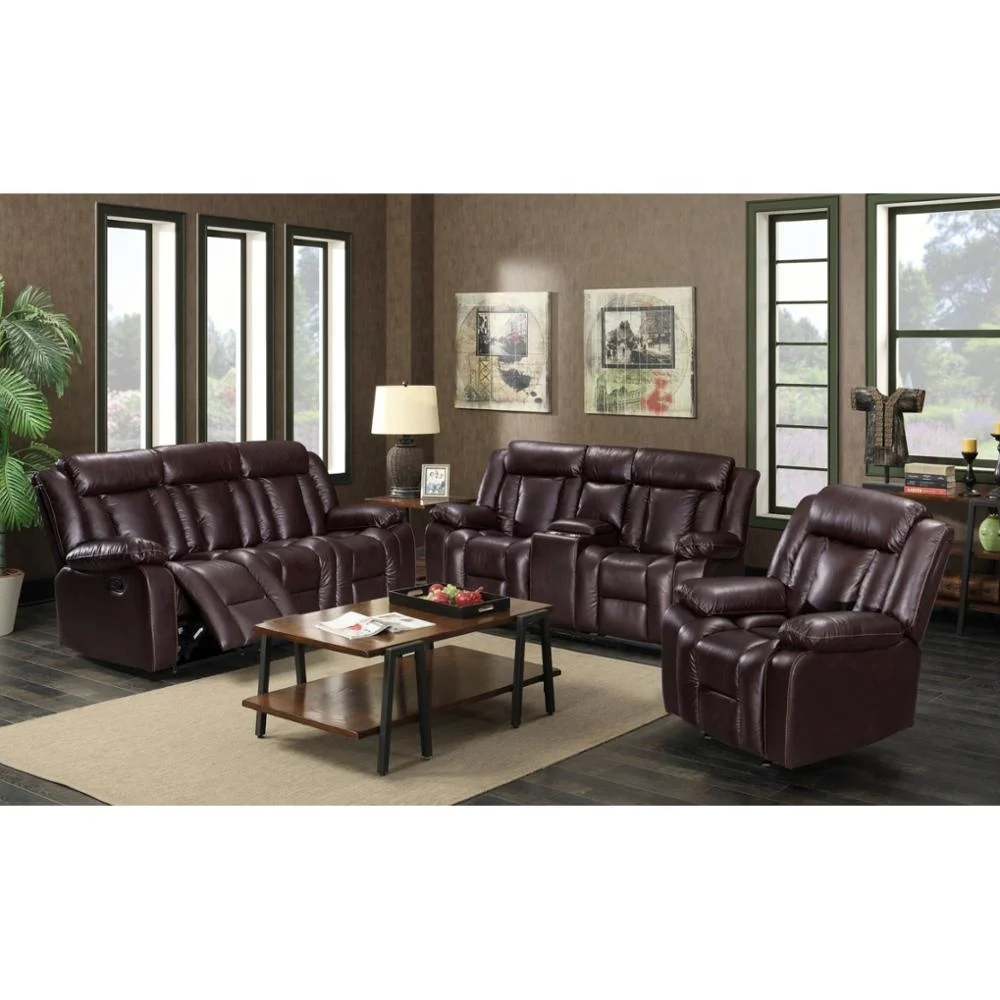 Hot Sale Design Sofa 3 Seat Reclining Couches Loveseat Recliner Sofa Set For Living Room Buy Recliner Couch Leather Couch Brown Leather Couch