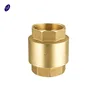 1/2 3/4 1 11/4 2 Inch NPT No Return Plastic core Brass Water Vertical Spring Loaded Ball lift Check Valve