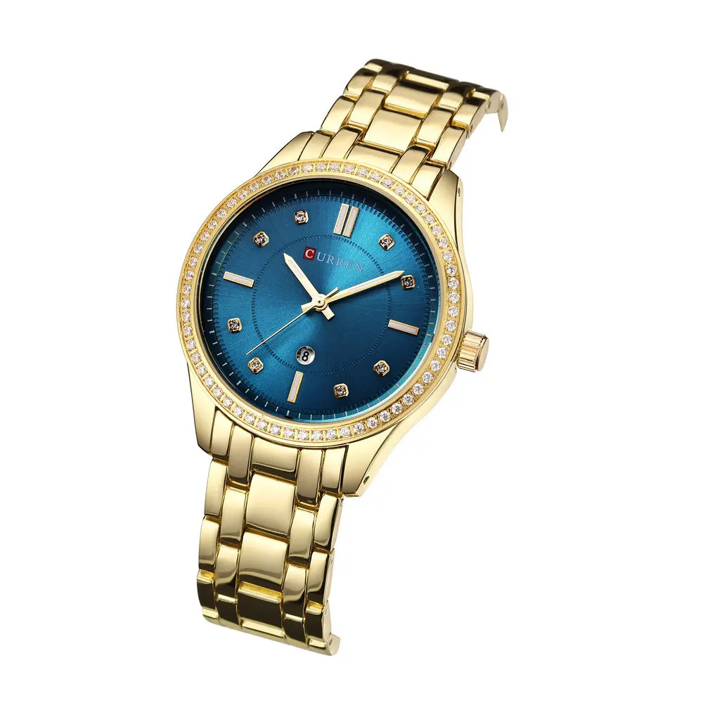 CURREN Luxury Brand 9010 Women Watches Male Clock Set With Diamond Dial Surface Fashion Casual Japan Quartz Movement Wristwatch
CURREN Luxury Brand 9010 Women Watches Male Clock Set With Diamond Dial Surface Fashion Casual Japan Quartz Movement Wristwatch