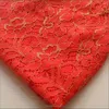 Gold compound knitting clothing lace - the spring and autumn period and the inelasticity lace dress fabrics Mixed colors