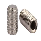 Fastener Factory Production High Quality Stainless Steel 316 M5 Socket DIN 914 Set Screw
