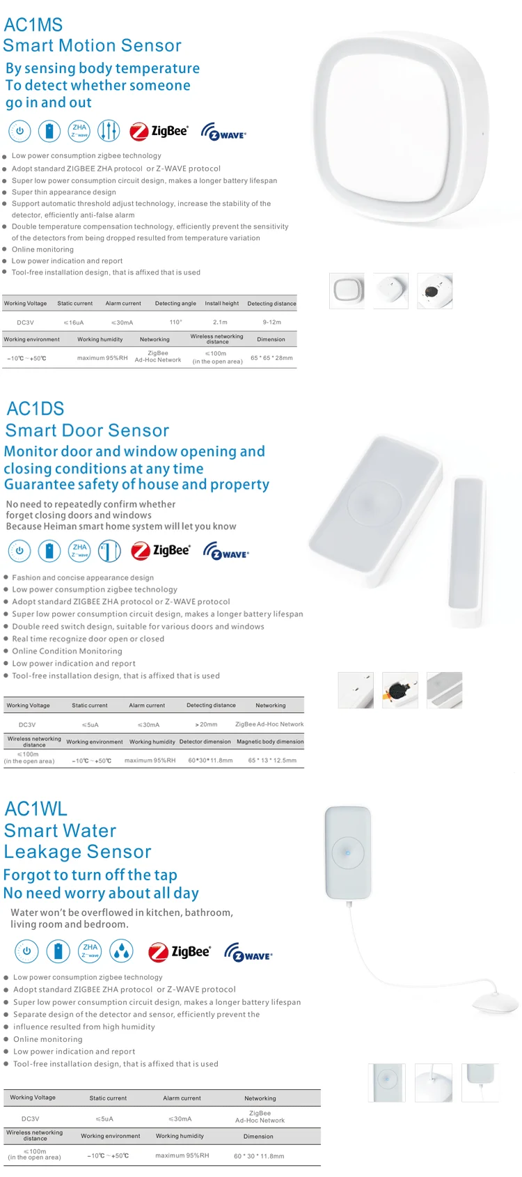 Zigbee/Zwave simpli safe smart home security alarm system with batteries - ANKUX.COM