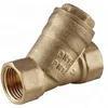 standard brass Y strainer filter valve 304 stainless steel filter net insert