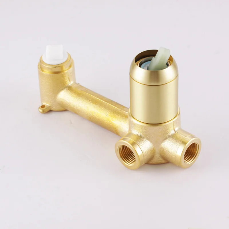 Bathroom Sink Faucet Wall Mounted Brass Brushed gold  Mixer Tap for Bathroom Sink Usage