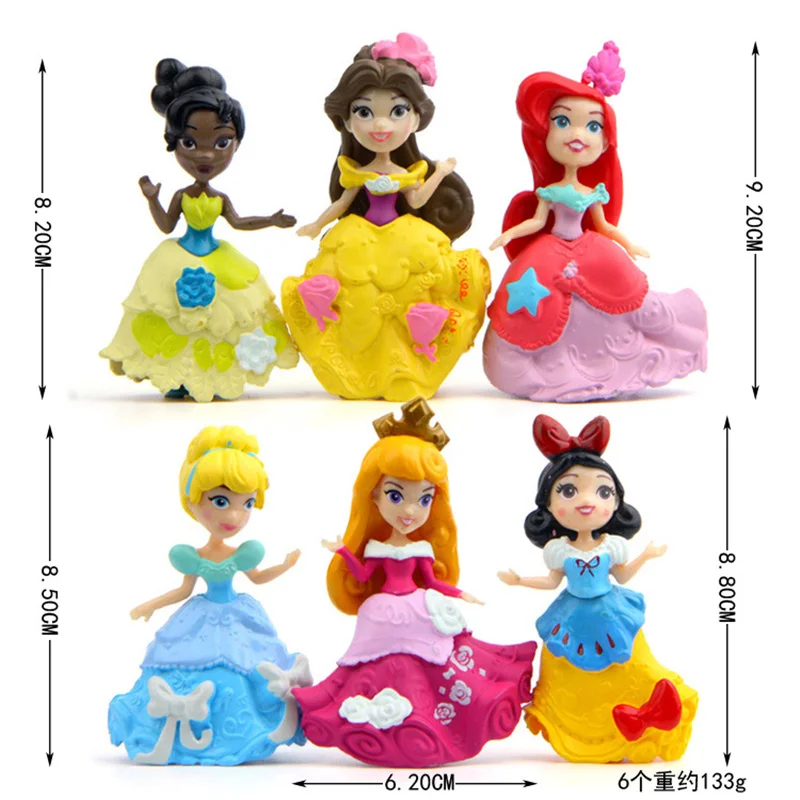 6pcs-lot-8cm-Sofia-Princess-snow-white-elsa-Bella-PVC-Action-Figures-model-toy-the-first (1)