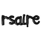 BLM Wholesale Inflatable Balloon Black English Letter rsaire Aluminum Foil Balloon Decorate Party