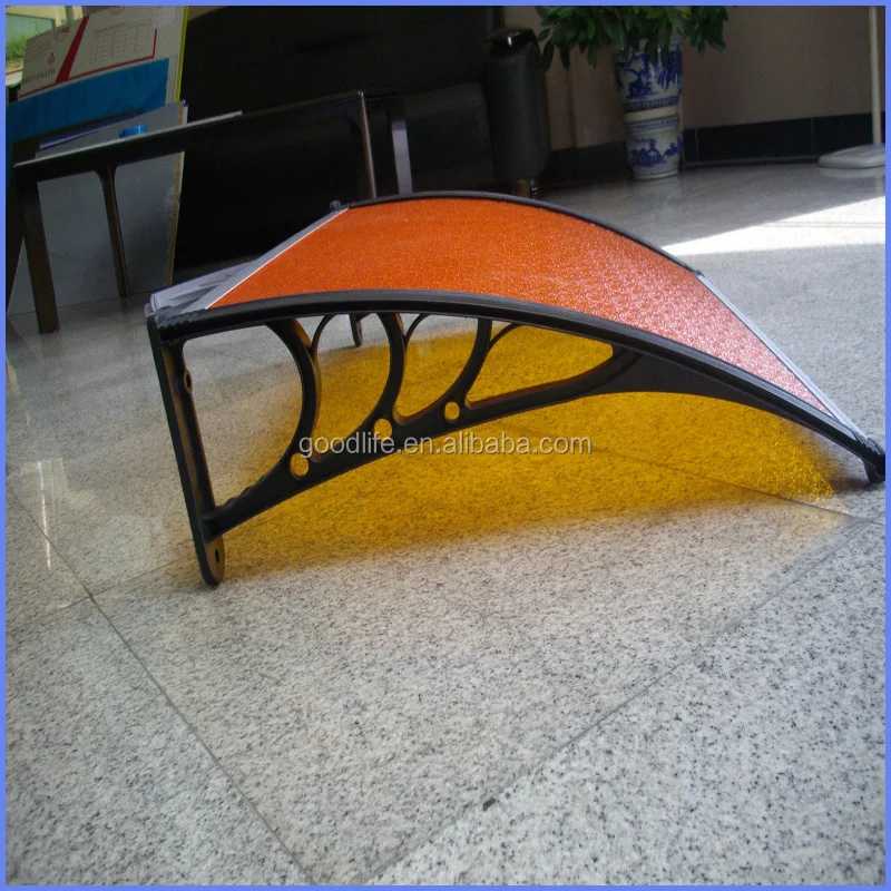 polycarbonate manual retractable awning price for doors and windows
