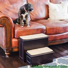 Wholesale wood dog stairs pet stairs for bed cat stairs with storage space