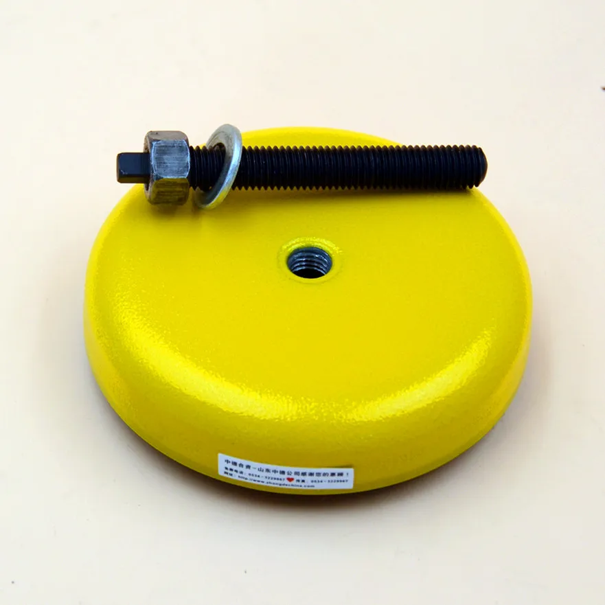 Round anti-vibration pad iron