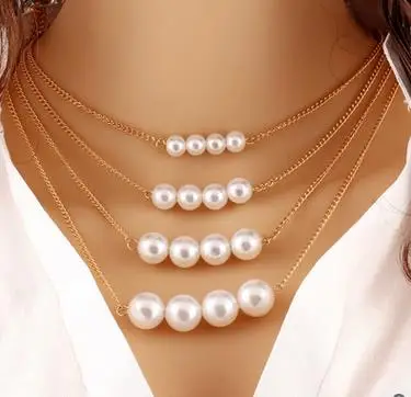 2016 Fashion multi layer necklace pearl necklace collar choker with pendant women statement jewelry
2016 Fashion multi layer necklace pearl necklace collar choker with pendant women statement jewelry