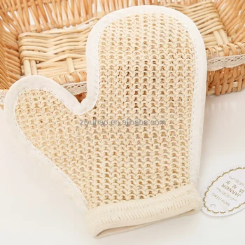 Natural Sisal Hemp Bath Glove Body Scrub Gloves Shower Bath Gloves View Bath Exfoliating Scrubber Glove Jarnier Oem Odm Product Details From Yiwu