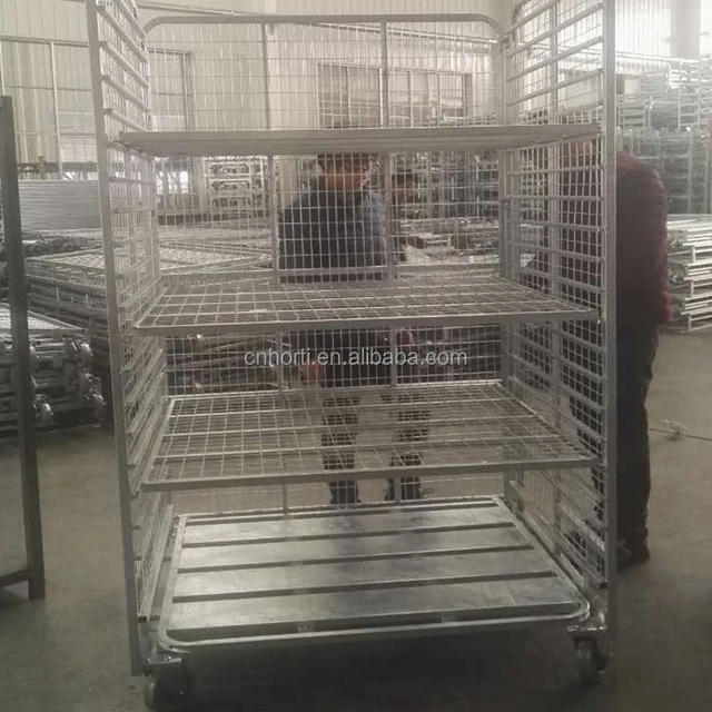 cage trolley for warehouse