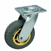 top plate caster wheel diameter 150 mm rubber wheel for trolley