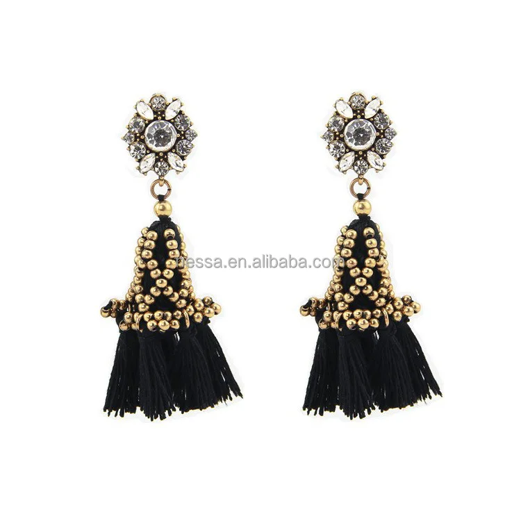 fashion tassel earring wholesale JLE197 fashion tassel earring wholesale JLE197