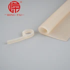 factory custom extruded P shape silicone rubber seal strip