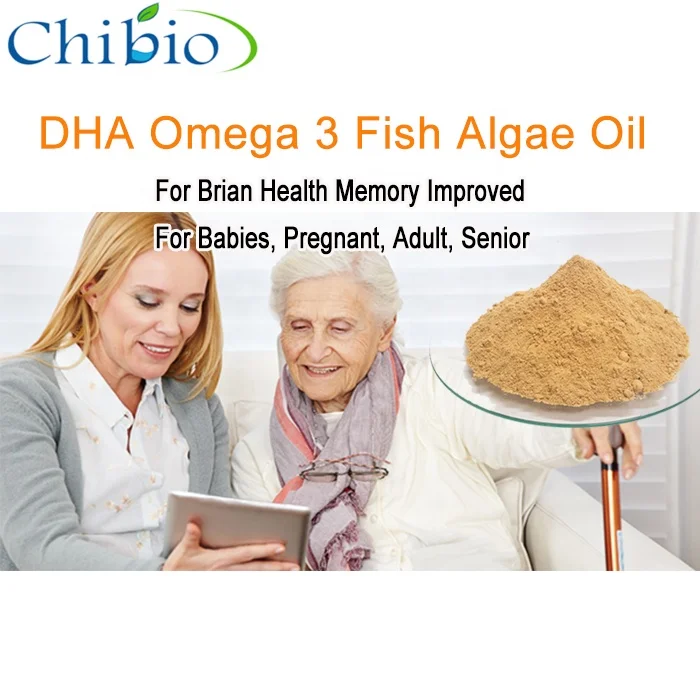 100% natural pure algae oil omega 3 powder for brain heart