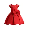 summer baby girl princess party dresses ready made kids clothing chiffon dress toddler Birthday evening bow gown Children frock
