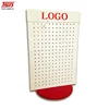 free standing rotating pegboard display stand for accessories,peg hook counter display,display rack for hanging items