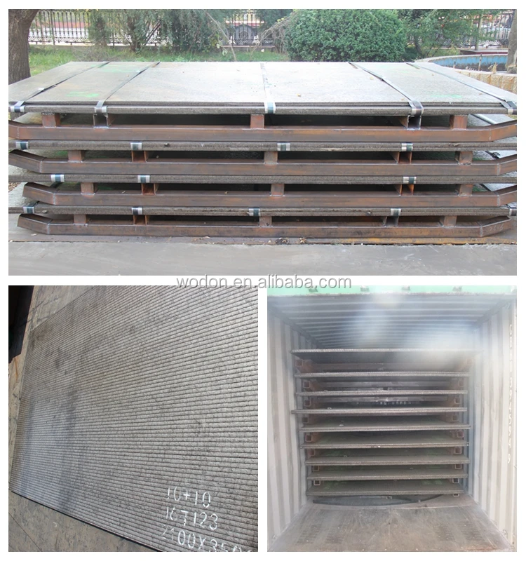 Wodon bimetal wear resistant steel plate with chrom alloy welding layer