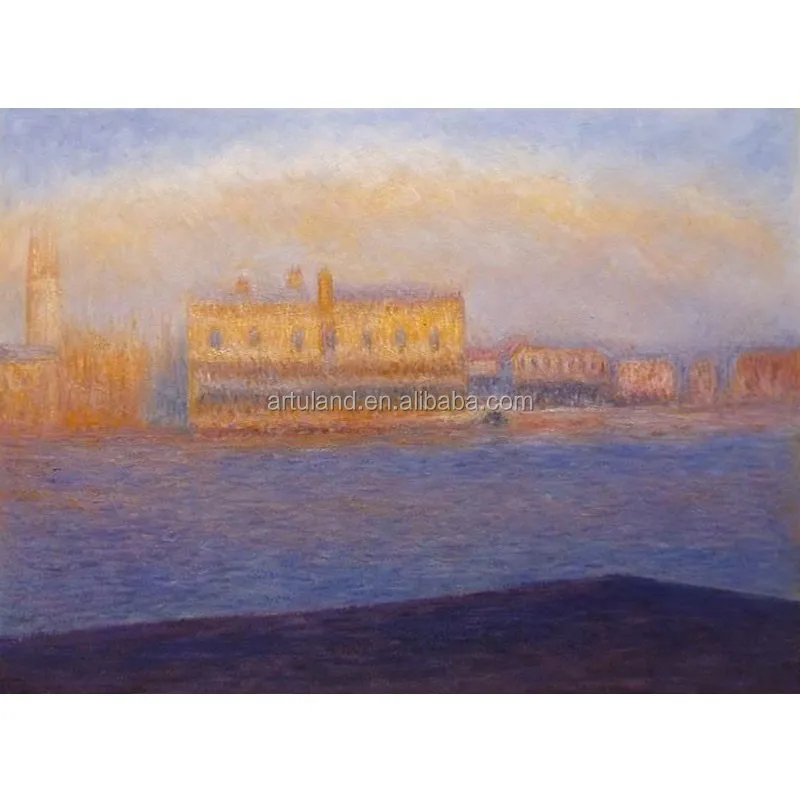 Handmade Cloude Monet reproduction of venice italy oil painting