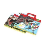 Children coloring drawing dinosaurs book printing Spiral binding coloring book printing