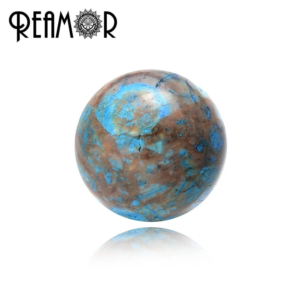 REAMOR Free Shipping Natural Stone Semi-precious Blue Decorative Pattern Stone Beads Round Bead Gemstone
REAMOR Free Shipping Natural Stone Semi-precious Blue Decorative Pattern Stone Beads Round Bead Gemstone