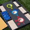 wooden ring toss game with 3 hole