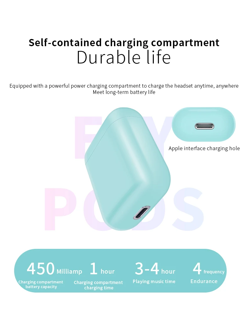 i16 tws 5.0 earphones with charge box tws wireless earbuds - ANKUX.COM