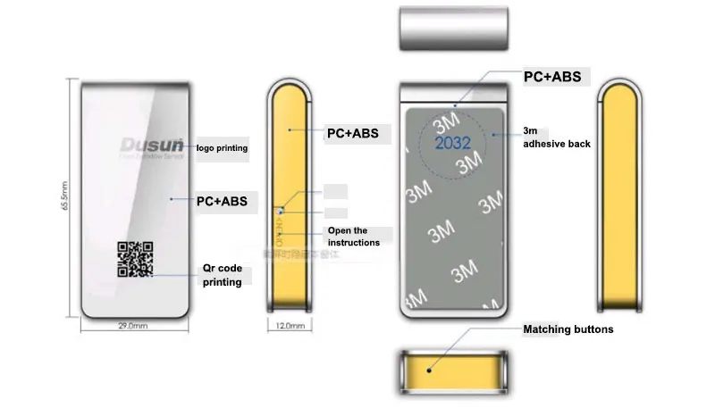 Smart Home Zigbee Window Magnetic Sensor - ANKUX.COM