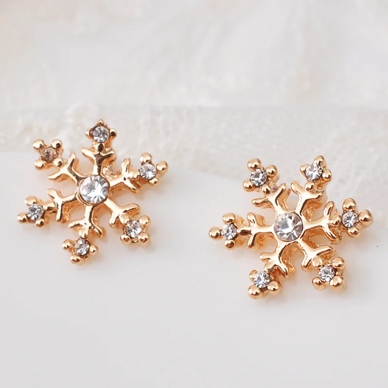Fashion Earring Designs New Model Earrings Gold Plated Snow Flower Snowflake Crystal Rhinestone Christmas Earrings, Gold&silver
Fashion Earring Designs New Model Earrings Gold Plated Snow Flower Snowflake Crystal Rhinestone Christmas Earrings, Gold&silver