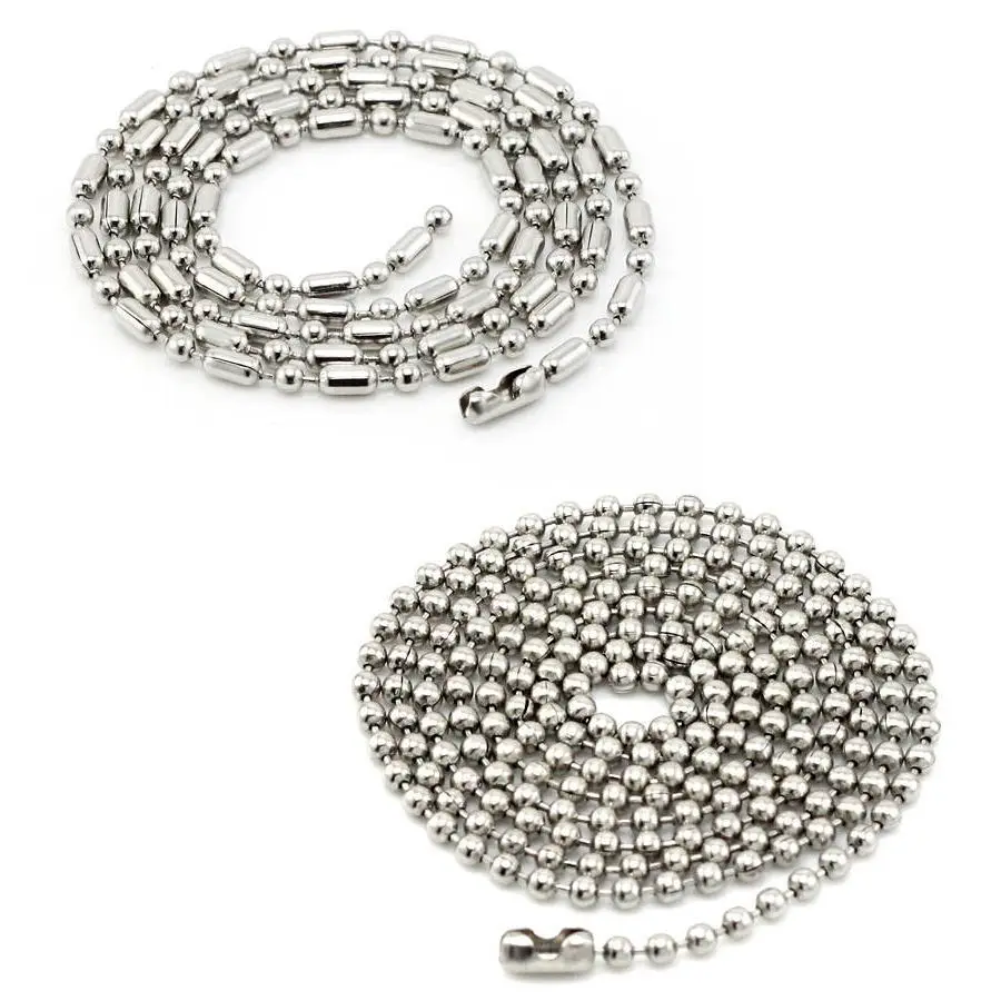 60cm Stainless Steel Bead Chain Necklaces For Men/Women Fashion Stainless Steel Chian Free Shipping, N/a
60cm Stainless Steel Bead Chain Necklaces For Men/Women Fashion Stainless Steel Chian Free Shipping, N/a
